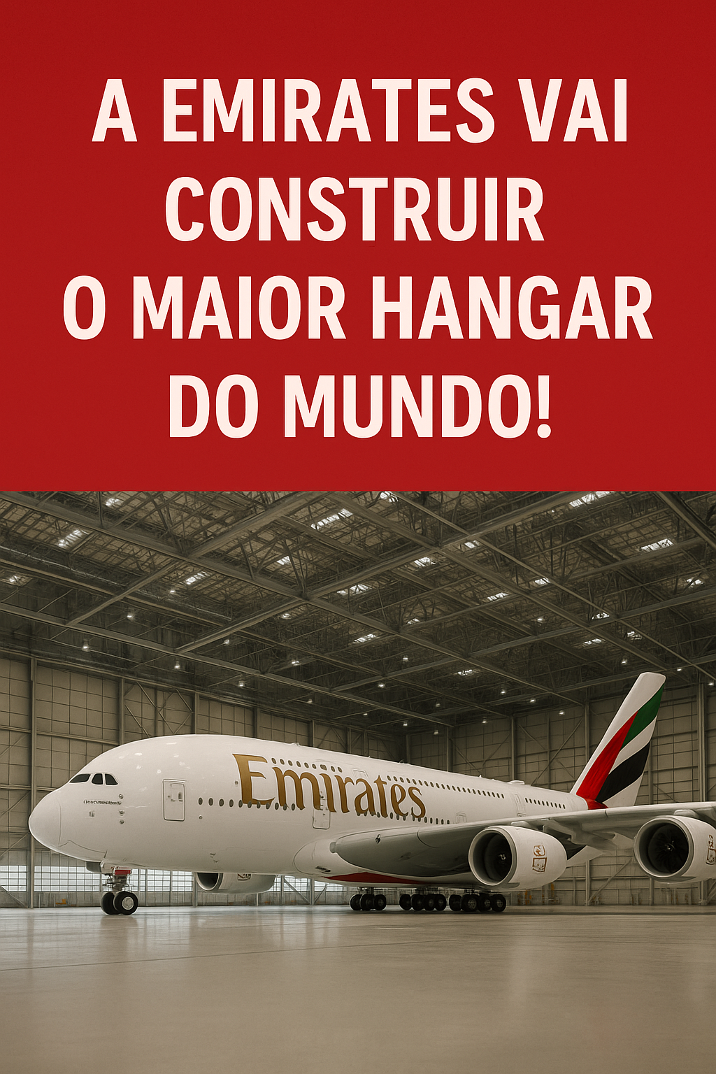 A Emirates Construirá o Maior Hangar do Mundo: Um Novo Marco para a Aviação Global
