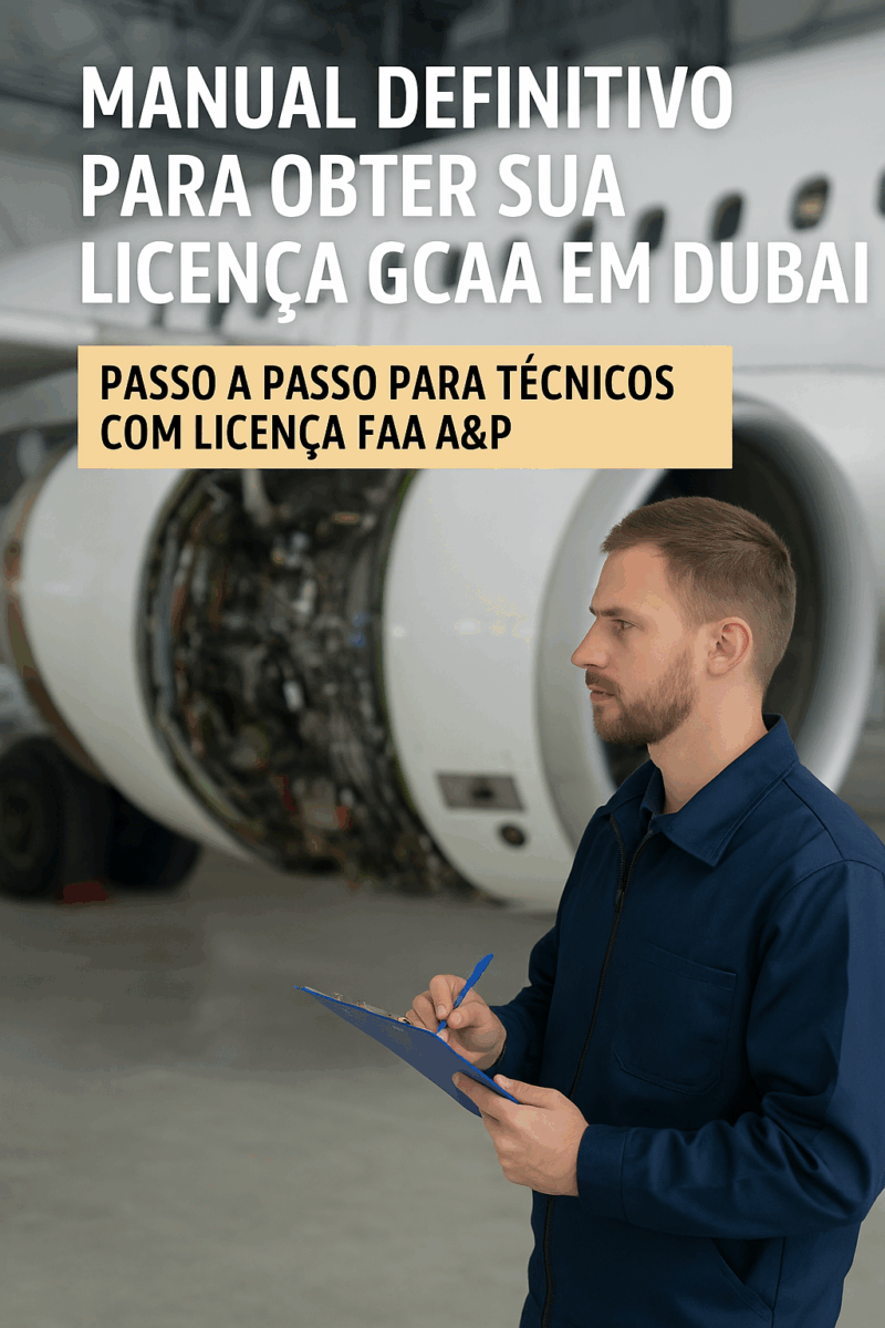 Como Obter a Licença GCAA em Dubai com A&P ou CHT